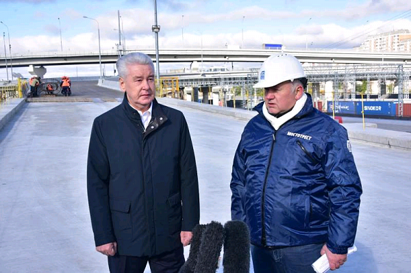 Собянин проинспектировал ход строительства нового участка Северо-Восточной хорды